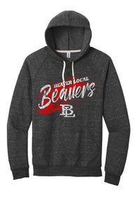 Beaver Local 2023-03 Distressed Jerzees Snow Heather French Terry Hoodie