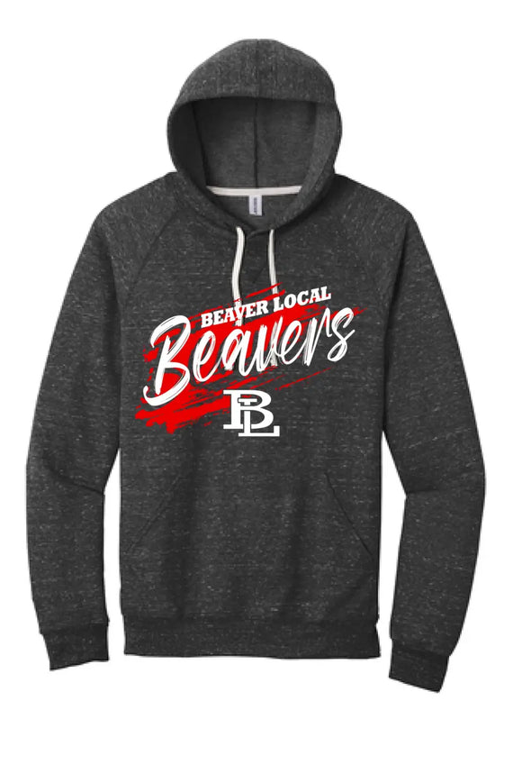 Beaver Local 2023-02 Jerzees Snow Heather French Terry Hoodie