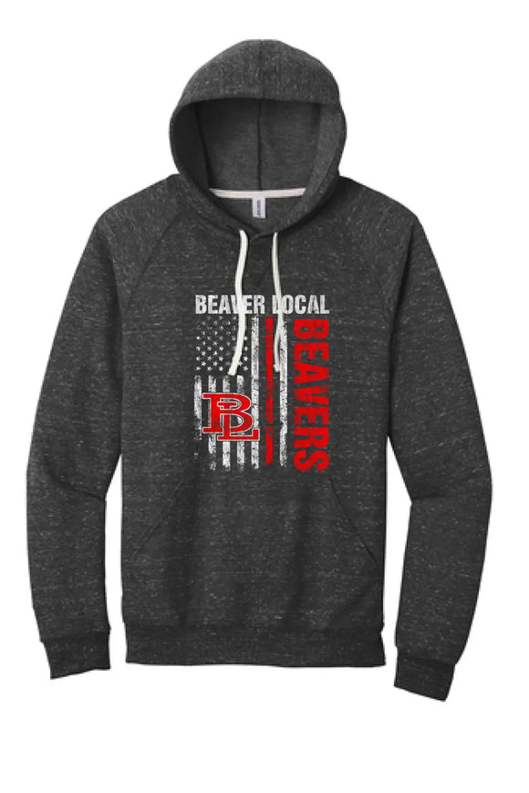 Beaver Local 2023-01 Jerzees Snow Heather French Terry Hoodie