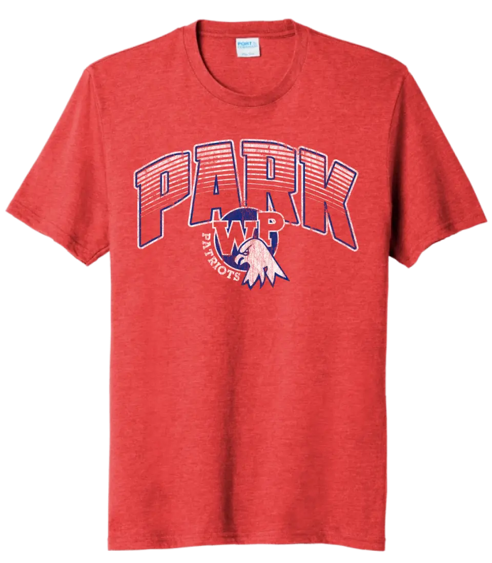 Wheeling Park 2023- 12 Distressed Tri-Blend Tee