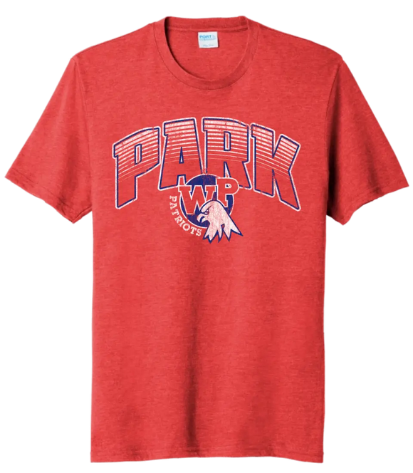 Wheeling Park 2023- 12 Distressed Tri-Blend Tee