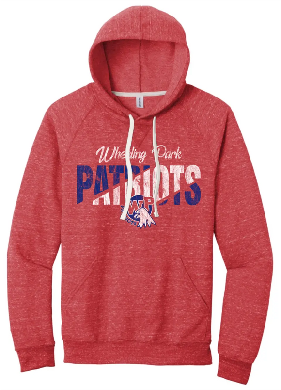 Wheeling Park 2023- 10 Distressed Jerzees Snow Heather French Terry Hoodie