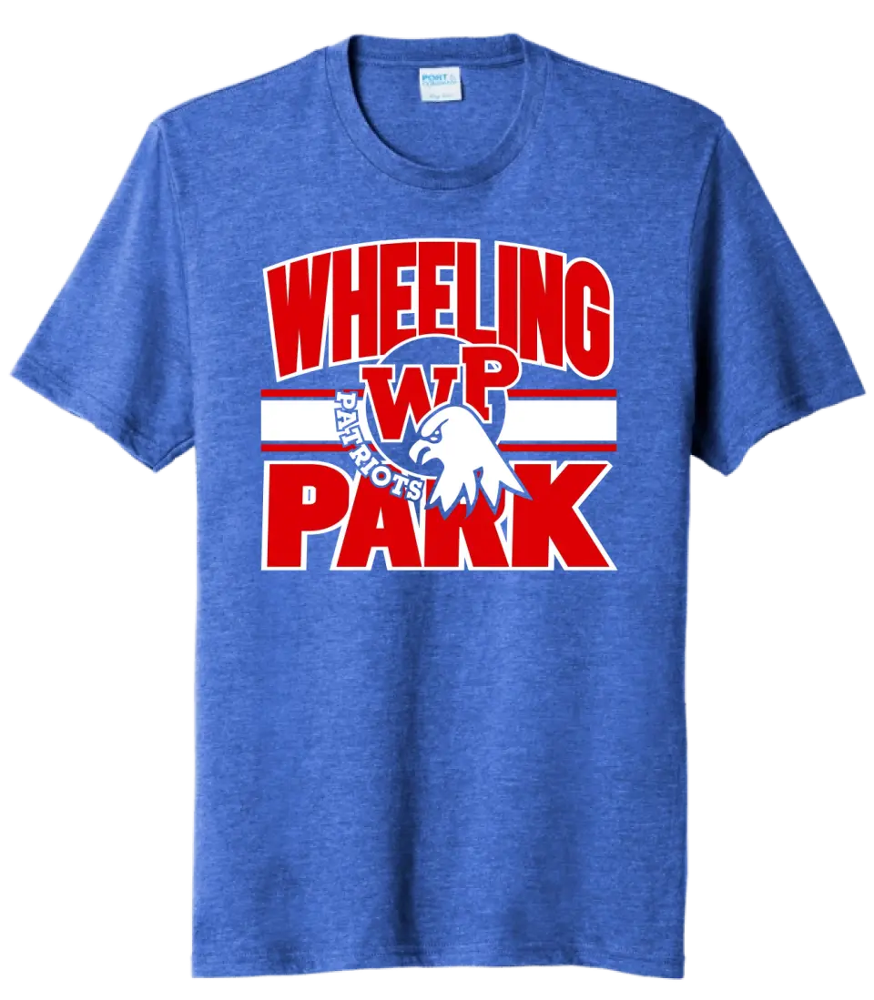 Wheeling Park WP Logo Tri-Blend Tee