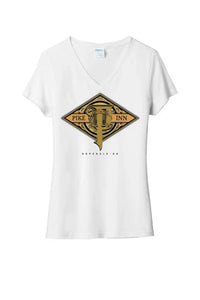 Restaurants- The Pike Inn Ladies Tri-Blend V-Neck Tee