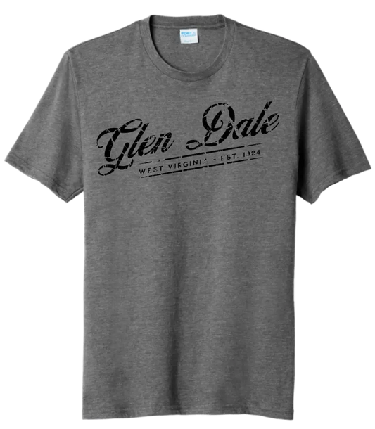 I'm From Glen Dale, WV Script Tri-Blend Tee