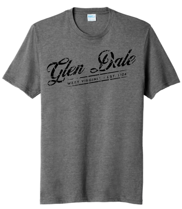 I'm From Glen Dale, WV Script Tri-Blend Tee