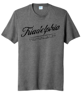 I'm From Triadelphia, WV Script Tri-Blend Tee