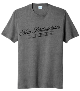 I'm From New Philadelphia, Ohio Script Tri-Blend Tee