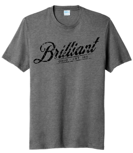 I'm From Brilliant, Ohio Script Tri-Blend Tee