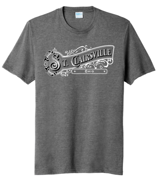 I'm From St. Clairsville, Ohio Victorian Tri-Blend Tee