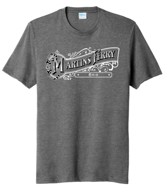 I'm From Martins Ferry, Ohio Victorian Tri-Blend Tee