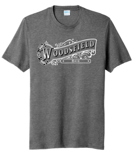 I'm From Woodsfield, Ohio Victorian Tri-Blend Tee