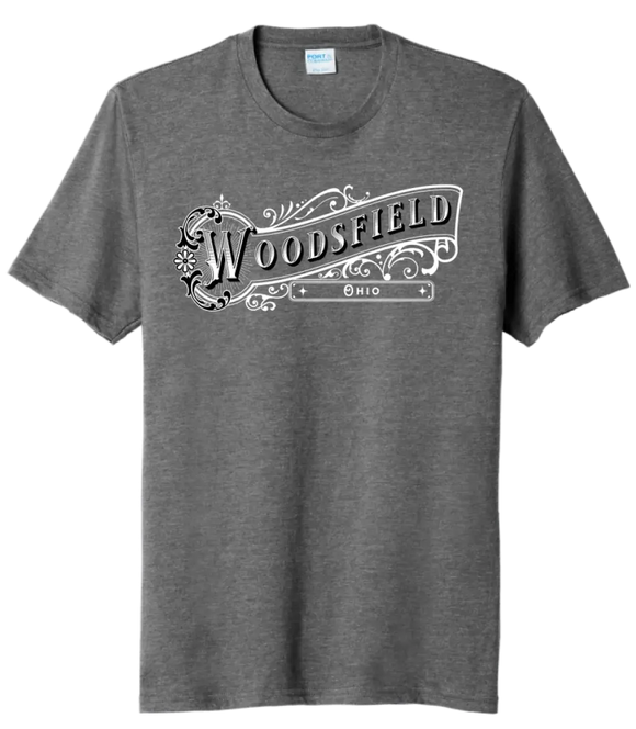 I'm From Woodsfield, Ohio Victorian Tri-Blend Tee