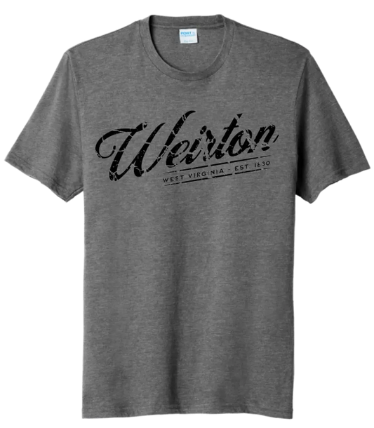 I'm From Weirton, WV Script Tri-Blend Tee