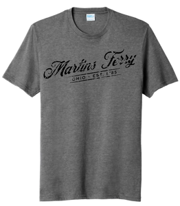 I'm From Martins Ferry, Ohio Script Tri-Blend Tee