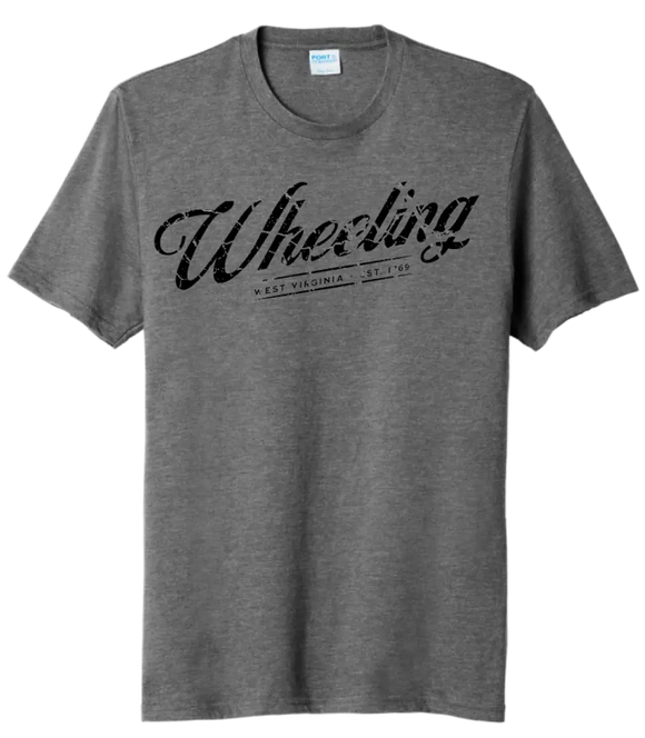 I'm From Wheeling, WV Script Tri-Blend Tee