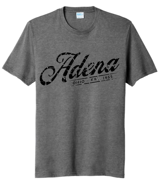 I'm From Adena, Ohio Script Tri-Blend Tee