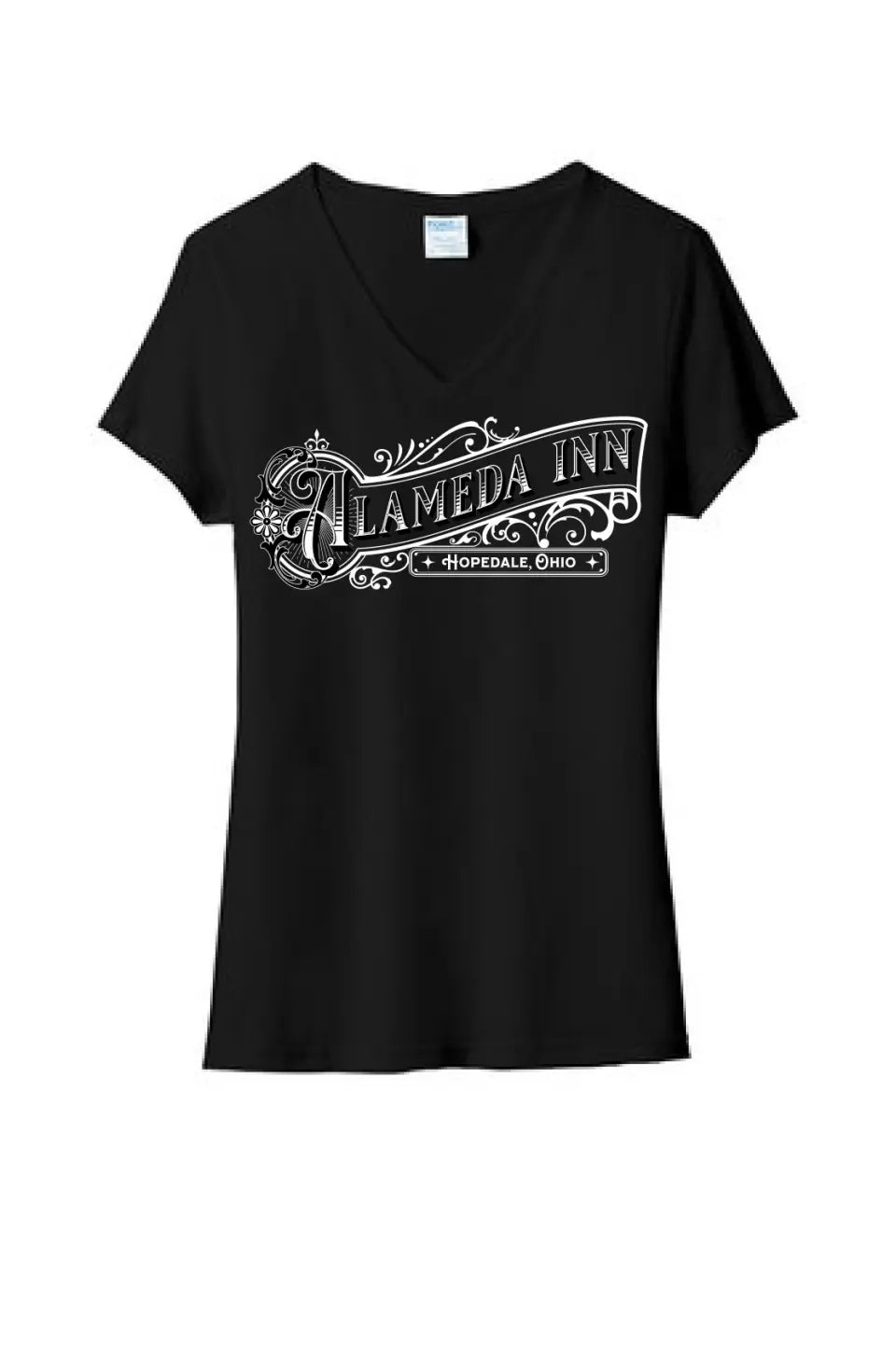 Restaurants- Alameda Inn Ladies Tri-Blend V-Neck Tee
