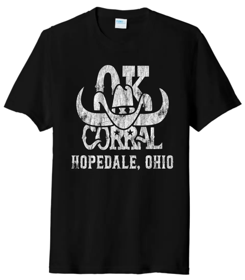 Restaurants- OK Corral Dark Tri-Blend Tee