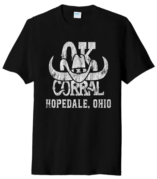 Restaurants- OK Corral Dark Tri-Blend Tee