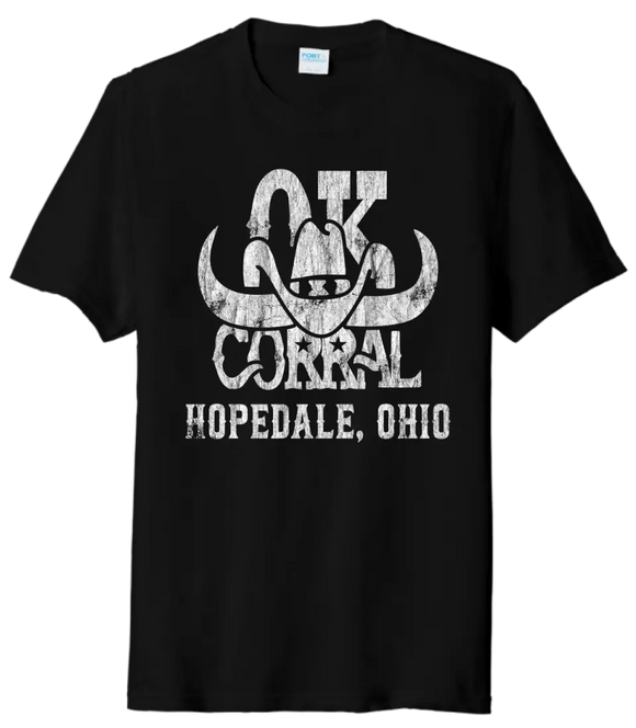 Restaurants- OK Corral Dark Tri-Blend Tee