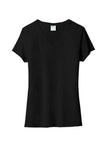 Restaurants- Lou's Famous Fish Dark Ladies Tri-Blend V-Neck Tee