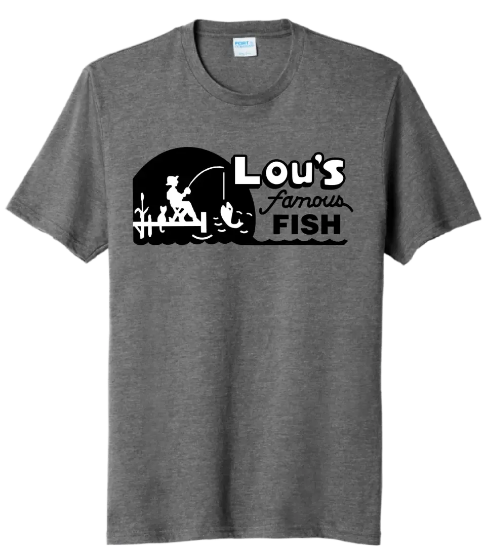 Restaurants- Lou's Famous Fish Tri-Blend Tee