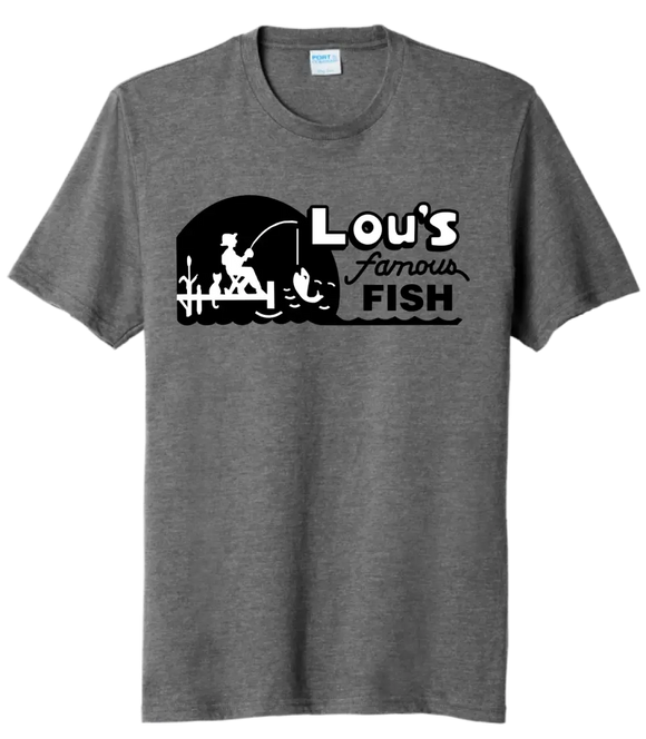 Restaurants- Lou's Famous Fish Tri-Blend Tee