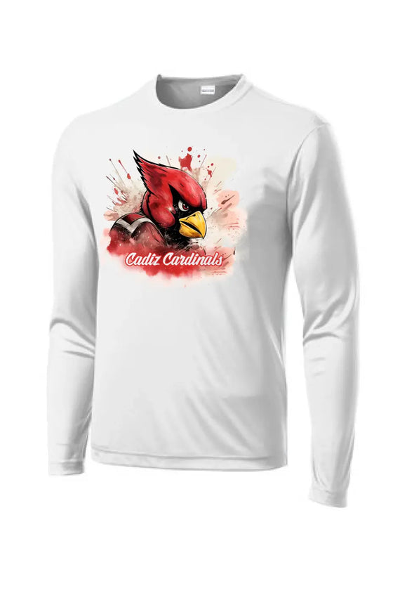 Cadiz Cardinals 2023-02 Long Sleeve PosiCharge Competitor Tee