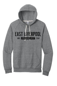 I'm From East Liverpool Snow Heather French Terry Raglan Hoodie