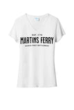 I'm From Martins Ferry Ladies Tri-Blend V-Neck Tee