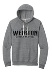 I'm From Weirton Snow Heather French Terry Raglan Hoodie