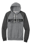 I'm From Weirton Snow Heather French Terry Raglan Hoodie