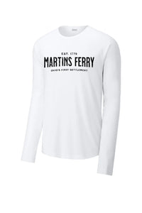 I'm From Martins Ferry Long Sleeve Tri-Blend Wicking Raglan Tee