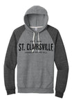 I'm From St. Clairsville Snow Heather French Terry Raglan Hoodie