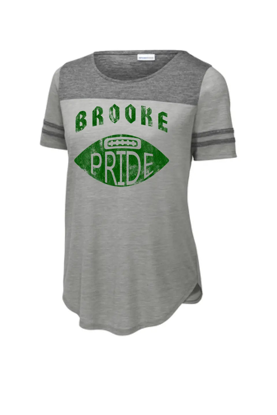 Brooke Pride Ladies PosiCharge Tri-Blend Wicking Fan Tee