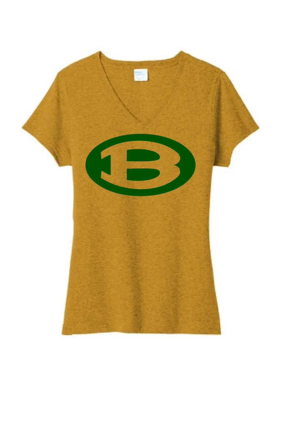 Brooke Logo Ladies Tri-Blend V-Neck Tee