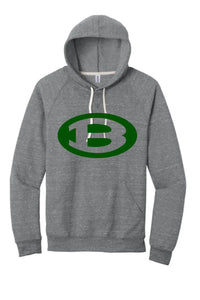 Brooke Logo Jerzees Snow Heather French Terry Hoodie