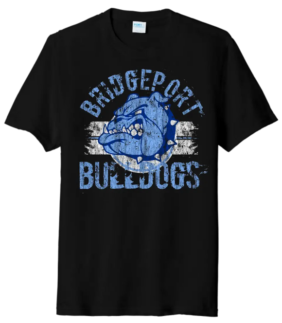 Bridgeport 2023- 03 Distressed Tri-Blend Tee