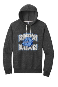 Bridgeport 2023- 02 Distressed Jerzees Snow Heather French Terry Hoodie