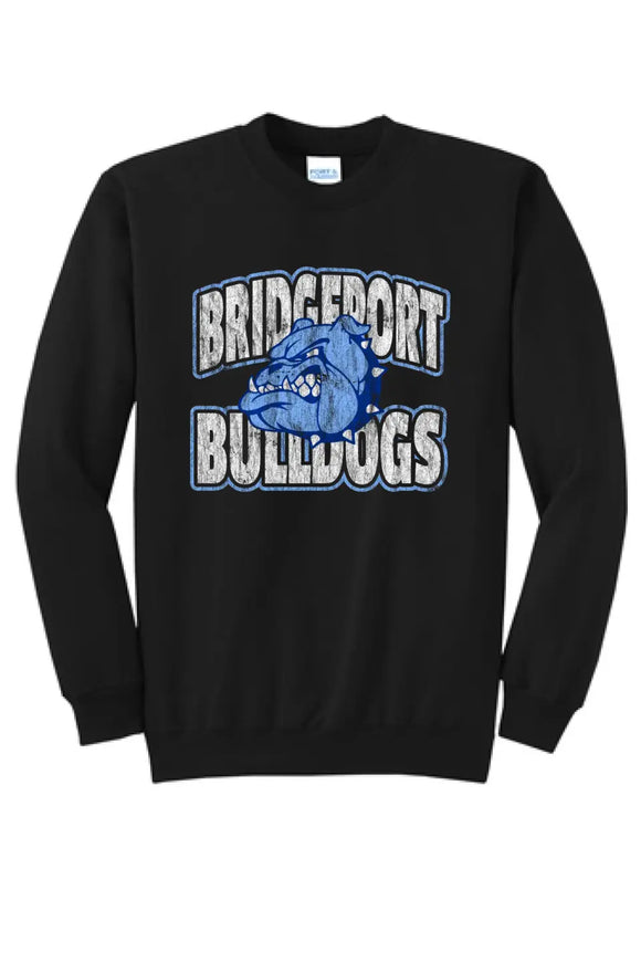 Bridgeport 2023- 02 Distressed Core Fleece Crewneck Sweatshirt