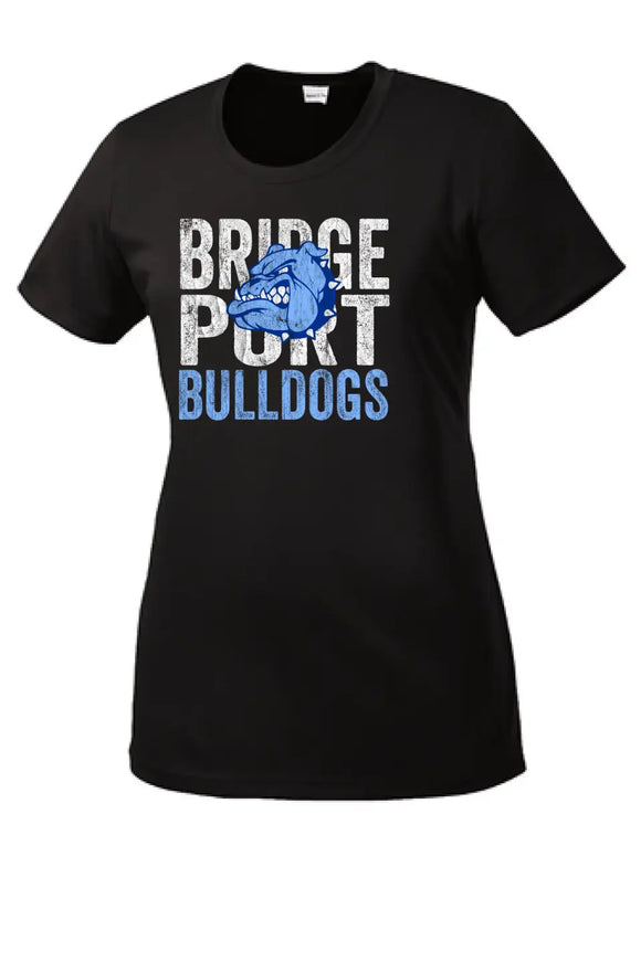 Bridgeport 2023- 01 Distressed Ladies PosiCharge Competitor Tee