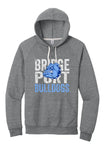 Bridgeport 2023- 01 Distressed Jerzees Snow Heather French Terry Hoodie