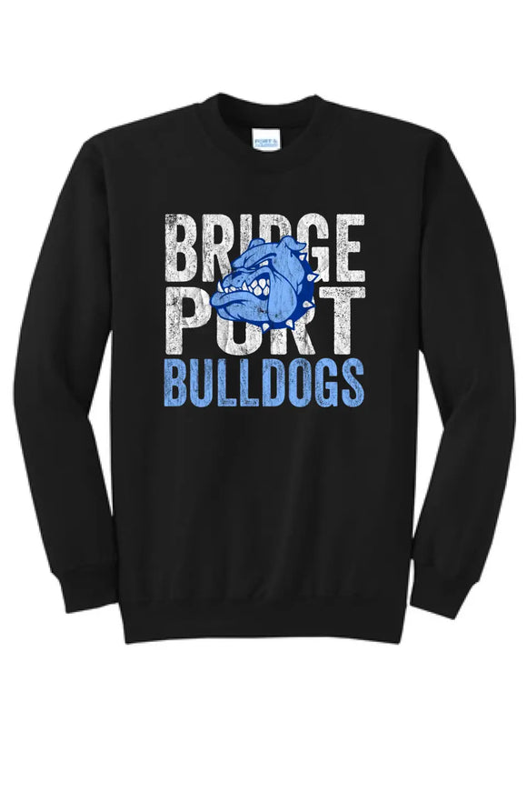 Bridgeport 2023- 01 Distressed Core Fleece Crewneck Sweatshirt