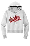 Indian Creek Red Glitter Tomahawk Women's V.I.T. Fleece Hoodie