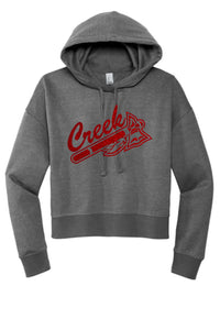 Indian Creek Red Glitter Tomahawk Women's V.I.T. Fleece Hoodie