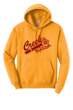 Indian Creek Red Glitter Tomahawk Core Fleece Pullover Hooded Sweatshirt