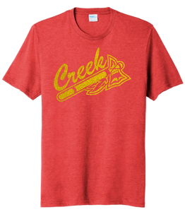 Indian Creek Glitter Gold Tomahawks Tri-Blend Tee