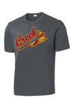 Indian Creek Tomahawk on Grey PosiCharge Competitor Tee