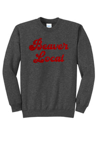 Beaver Local Glitter 01 Core Fleece Crewneck Sweatshirt